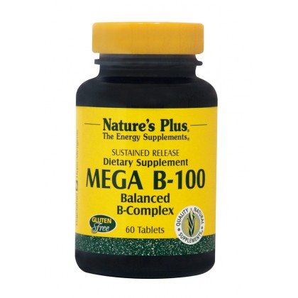 NATURE'S PLUS Vitamin Mega B 100 60tabs